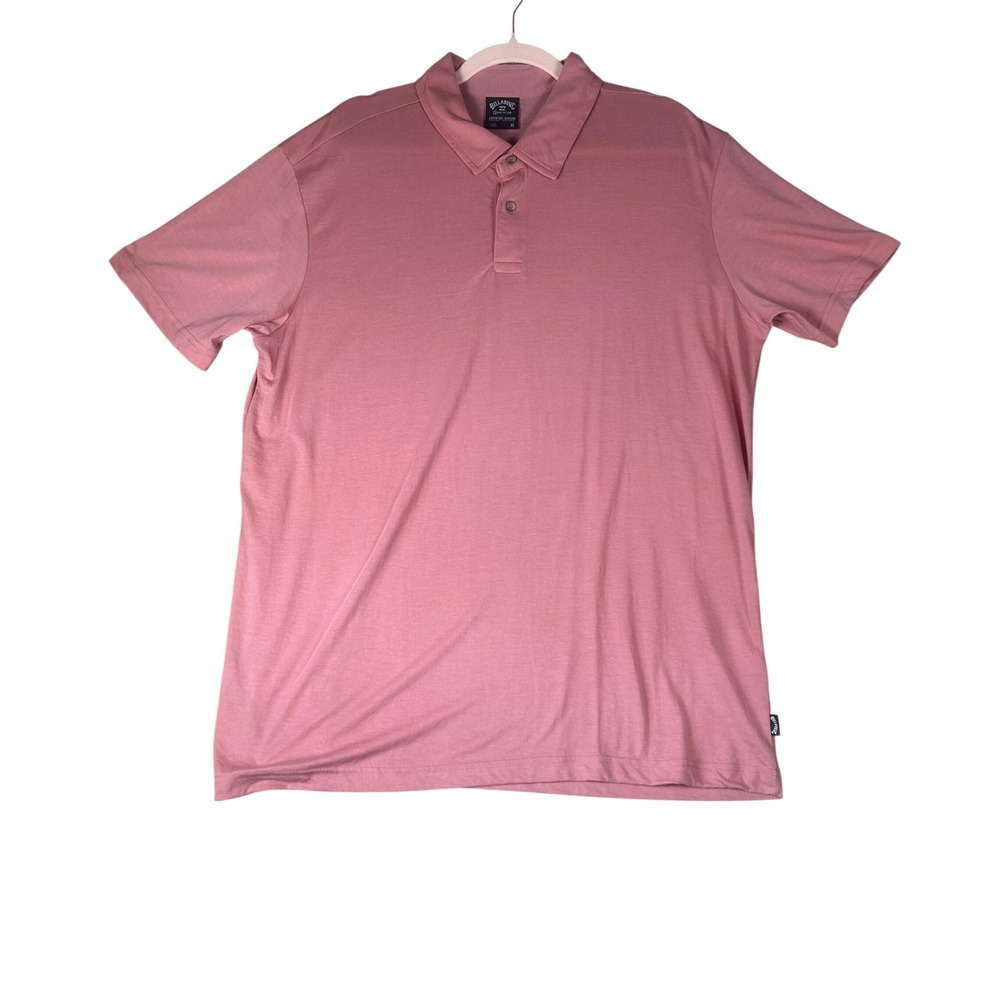 Billabong‎ Adventure Division Recycler Polo Shirt Pink Mens XL 24A011506